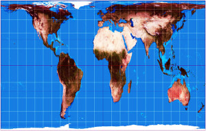 Los continentes se ven completamente diferentes de lo que crees