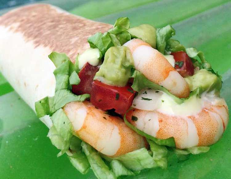 shrimpavocadoburrito